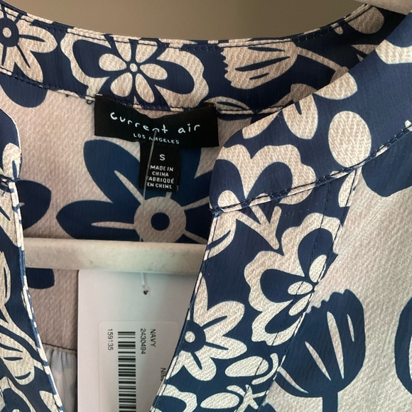 Current Air Los Angeles  + Anthropologie Floral Blouse Sz S NWT - Picture 4 of 10
